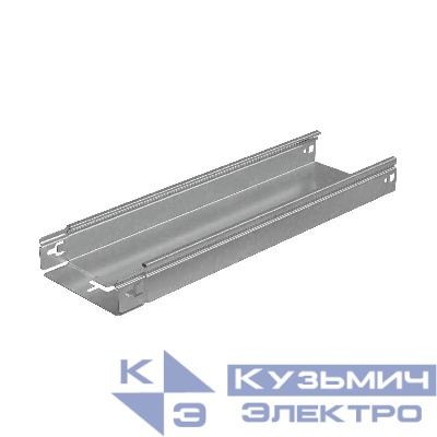 Лоток листовой неперфорированный 150х50 L3000 сталь 1.2мм "БЫСТРЫЙ МОНТАЖ ПЛЮС" LNplus50-150-1.2-3000 оцинк. КМ PL0306