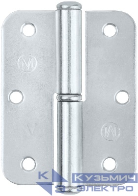 Петля накладная лев. "ПН" 85мм оцинк. 66390