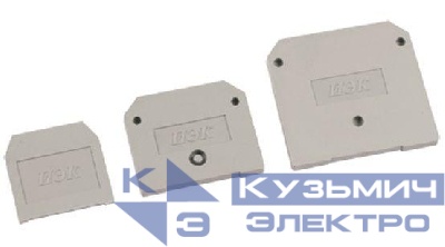 Заглушка для ЗНИ-10кв.мм (JXB70А) сер. IEK YZN10D-ZGL-010-K03