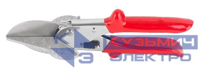 Ножницы для резки пластиковых профилей под углом с наковальней 215мм FIT 60060