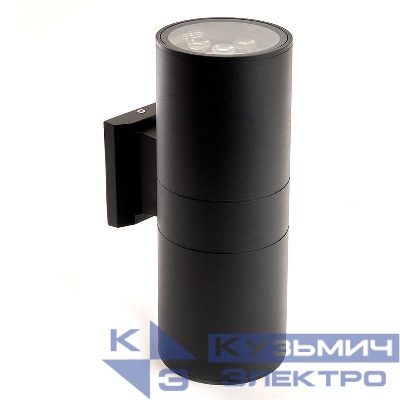 Светильник светодиодный DH0710 2х9Вт 2700К 1500лм уличный черн. FERON 48354