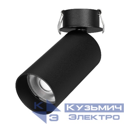 Светильник светодиодный SP-GABI-BUILT-FLAP-R60-12W Day4000 (BK 36 deg 230В) IP40 металл Arlight 049933