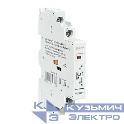 Контакт сигнализации аварийного отключения + вспомогательный контакт мгновенного действия АПД/GV2 АК-0101 1НЗ (авар.) + 1НЗ EKF apd-ad0101