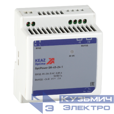 Блок питания OptiPower DR-45-24-1 КЭАЗ 284545