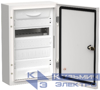 Корпус ЩРн-24 (1х24) TITAN 5 460х310х140 IP54 одна дверь метал. бел. IEK TI5-50-N-024-54