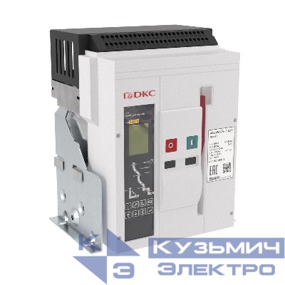 Выключатель автоматический воздушный AGS10N 3Р 1000А 65кА расцепитель 3M фиксированный управление 220В AC горизонт. подключение YON AGS10N-S3FH-5-222K