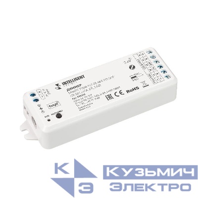 Диммер SMART-PWM-102-72-MIX-PD-SUF (12-36В 2х5А ZB 2.4G) пластик INTELLIGENT ARLIGHT 035310
