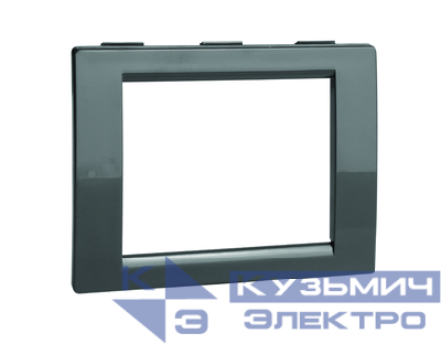 Рамка 2мод. универс. под Brava/VIVA/45х45 черн. DKC F00011B