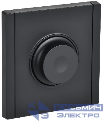 Светорегулятор поворотно-нажимной СП FORTE&PIANO FP154 600Вт черн. IEK FP-D20-0600-K02