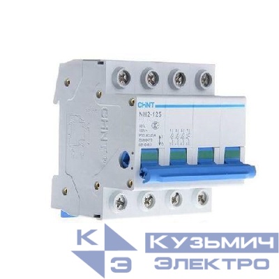 Выключатель нагрузки 4п 100А NH2-125 (R) CHINT 401063