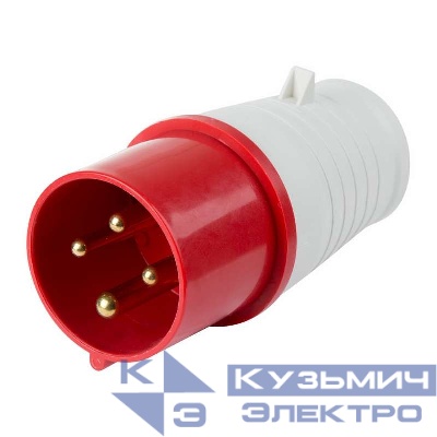 Вилка 024 переносная 3Р+РЕ 32А 380В IP44 Rexant 11-8904