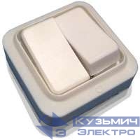 Выключатель 2-кл. ОП 6.3А IP20 А56-У02 бел. БЕЛ. ЦЕРКОВЬ А56-У02