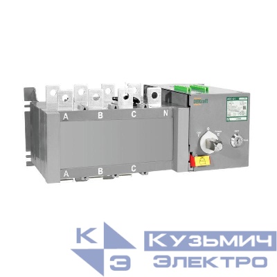 Ввод резерва автоматический АВР АВР-103 4п 250А 10кА на реверс. выкл.-разъед. с мотор. приводом DEKraft 42054DEK