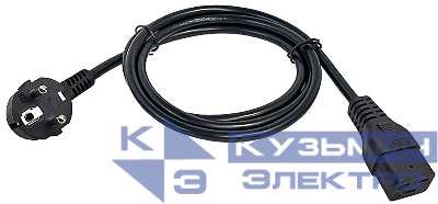 Кабель электропитания PDU 3х1.5 2М C19-Schuko ITK PC-C19D-2M