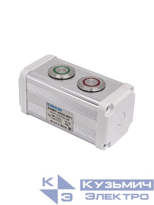 Пост управления BXM47-A2/22-65У1 1 цилиндрическая кнопка 1C1NO1NC зел. + 1 цилиндрическая кнопка 1C1NO1NC красн. Электротехник ET020105