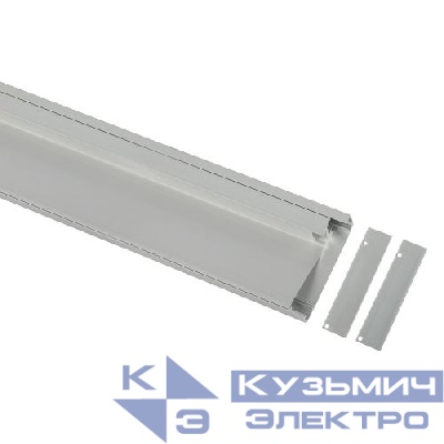 Комплект с накладным анодированным профилем 8018 80х18мм 2м Эра Б0062819