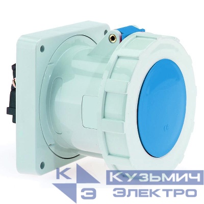 Розетка встраиваемая 125А 3п 6ч 230В IP67 120х120 Bals 13452