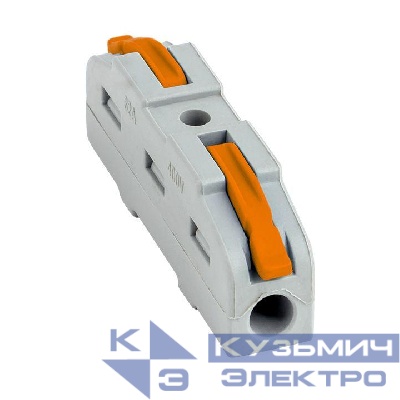 Клемма строительно-монтажная СМК проходная 222-421 1п 0.08-4кв.мм (уп.25шт) PROxima EKF plc-smk-421