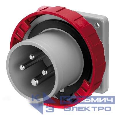 Вилка скрыт. уст. прямая 32А 3P+E 400В IP67 DKC DIS2483296