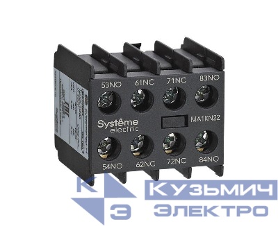 Блок контактов дополнительных MA1KN 4НЗ SE MA1KN04