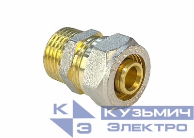 Соединитель обжимной с переходом на НР 26х1дюйм (120/5) K VALFEX VF.301.N.026100