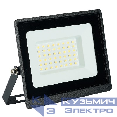 Прожектор светодиодный LL-935 50Вт 6400К IP65 AC 175-265В/50Гц 2835SMD черн. FERON 52108