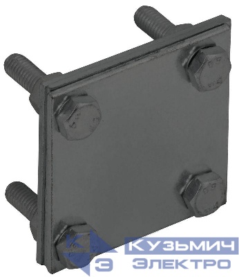 Зажим крестообразный с раздел. полоса-полоса 40мм оцинк. сталь TD IEK ZCC68-13-1-40