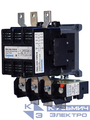 Пускатель электромагнитный ПМА-5202 УХЛ4 В 100А 380В 2НО+2НЗ IP00 нереверсивный с реле РТТ-325 85-115А Электротехник ET010912