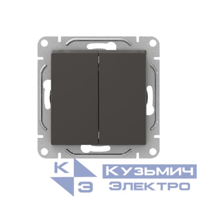 Выключатель 2-кл. СП Эпика механизм мокко EKF UP1-SWM-20