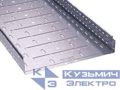 Лоток листовой перфорированный 400х100 L2000 сталь 1мм DKC 35335