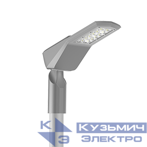 Светильник светодиодный Levante Road 50Вт кронштейн 48мм 4000К уличный сер. RAL7045 муар VARTON V1-S1-70648-40L32-6605040