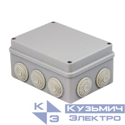 Коробка распаячная КМР-050-041 пылевлагозащ. 150х110х70 10 мембранных вводов уплот. шнур PROxima EKF plc-kmr-050-041