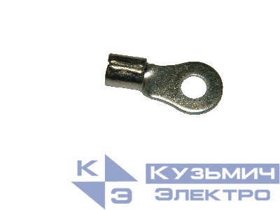 Кольцевой кабельный наконечник RNBL 5,5-4 (НК d=4,3мм) 4-6мм2, неизолированный, 100 шт, NETKO Optima