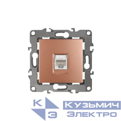 Розетка компьютерная Эра12 12-3107-14 RJ45 медь Эра Б0019352