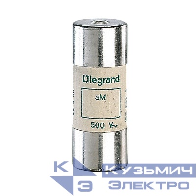 Вставка плавкая тип аМ 22х58 16А 500В с бойком Leg 015116