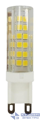 Лампа светодиодная PLED-G9 9Вт капсульная 2700К тепл. бел. G9 590лм 175-240В JazzWay 5001039