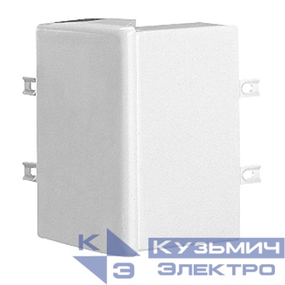 Угол для кабель-канала внешний изменяемый 75х20 DLPlus бел. Leg 030302