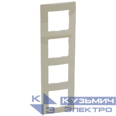 Рамка 4-м Etika светл. галька IEK 672524