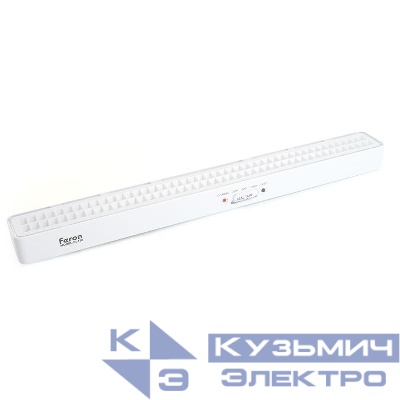 Светильник EL132 90 LED DC аккумуляторный бел. FERON 48989
