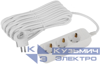 Удлинитель 3х10м с заземл. ПВС 3х1 UDL-16-3100-E Greenline Эра Б0064983