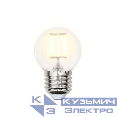 Лампа светодиодная LED-G45-6Вт/WW/E27/FR PLS02WH картон Uniel UL-00000302