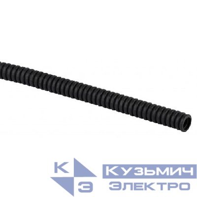 Труба гофрированная ПНД легкая d16мм с протяжкой черн. (уп.100м) GOFR-16-100-HD Эра Б0036824