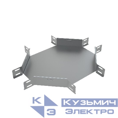 Ответвитель для лотка Х-образ. 150х50 сталь 0.8мм XD50-150 КМ LO0113