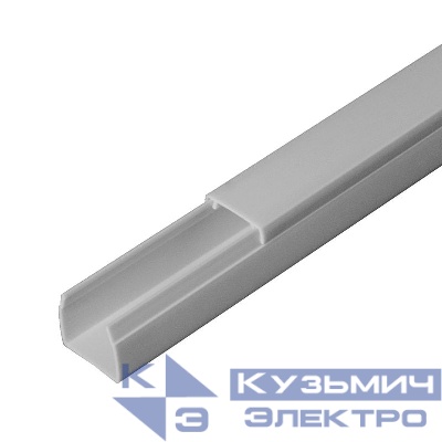 Кабель-канал 16х16 L2000 с двойн. замком RAL 7035 сер. Промрукав PR03.0070