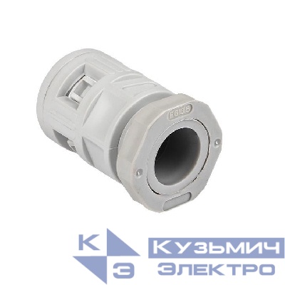 Коннектор для гофр. трубы 16мм (уп.50шт) Plast EKF kn-t-16