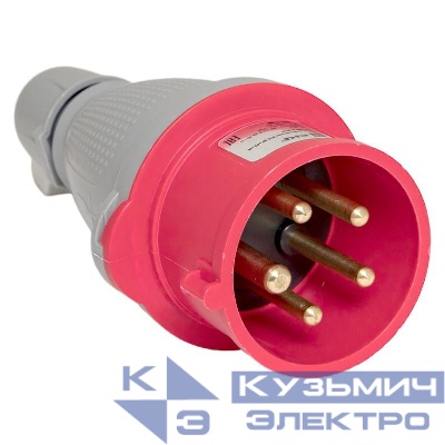 Вилка переносная 015 3Р+РЕ+N 16А 380В IP44 PROxima EKF ps-015-16-380-PRO