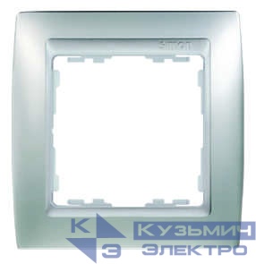 Рамка 3-м Simon82 матов. алюм./алюм. Simon 82934-33