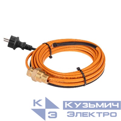 Кабель греющий саморег. пищевой ECO Line (комплект в трубу) 10HTM2-CT (8м/80Вт) Rexant 51-0604