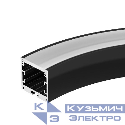 Профиль SL-ARC-3535-D320-A90 BLACK (дуга 1 из 4) алюм. Arlight 032676
