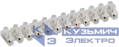 Колодка клеммная ЗВИ-5 1.5-4кв.мм 12пар GENERICA UZV10-005-004-K01-10-G